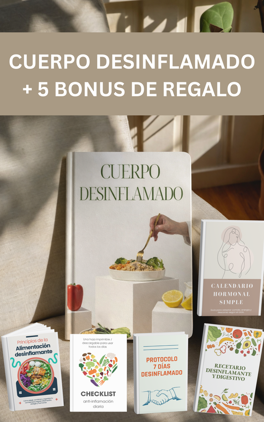 Cuerpo Desinflamado El método para sentirte liviana, con energía y sin hinchazón